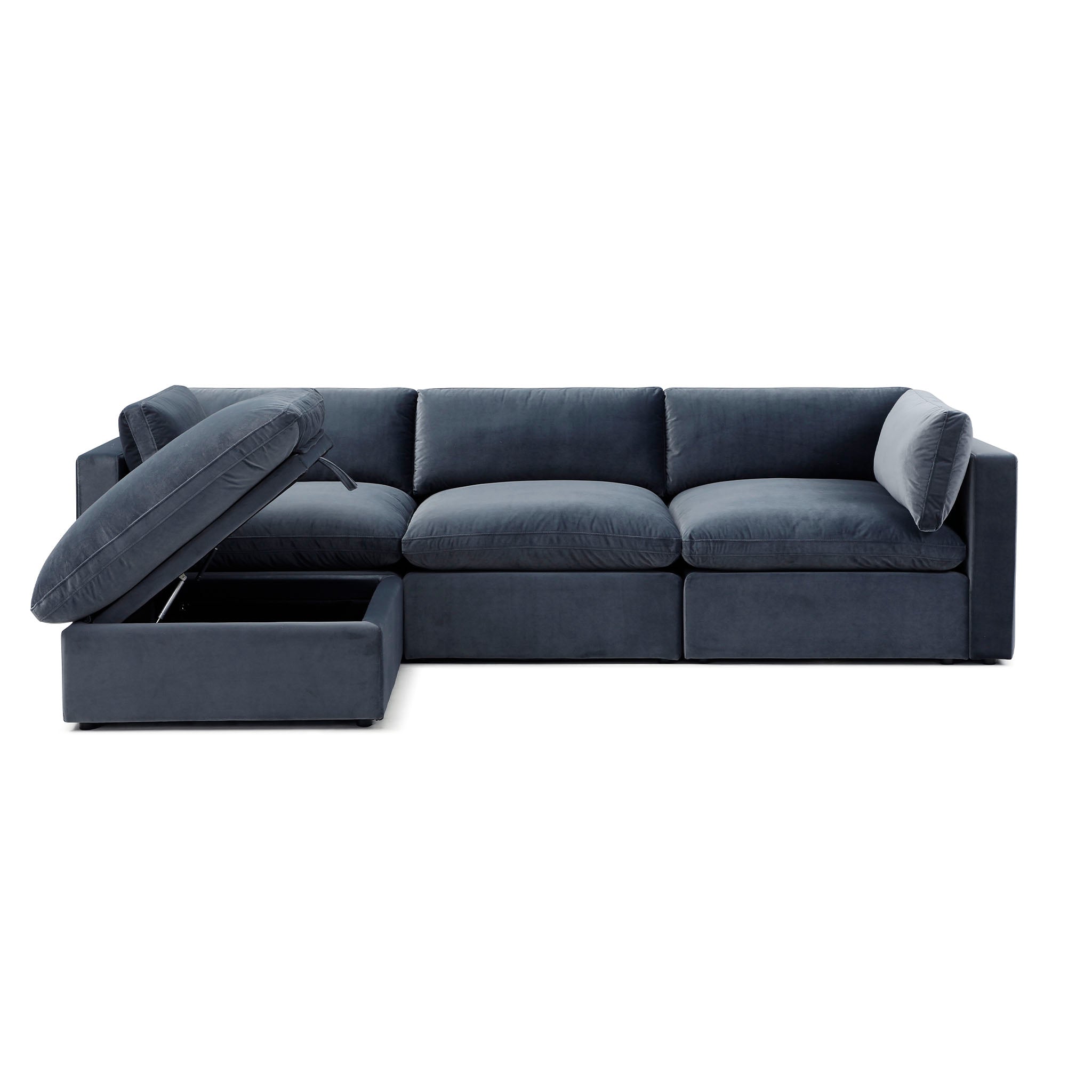 Bella Pillow 3 Seater + Storage Ottoman