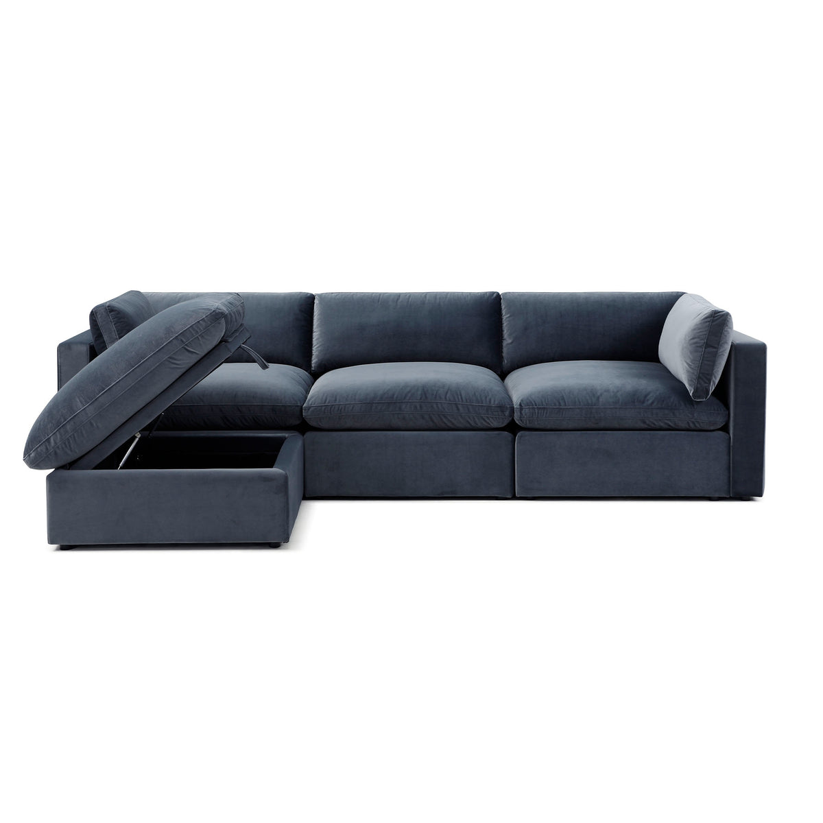 Bella Pillow 3 Seater + Storage Ottoman