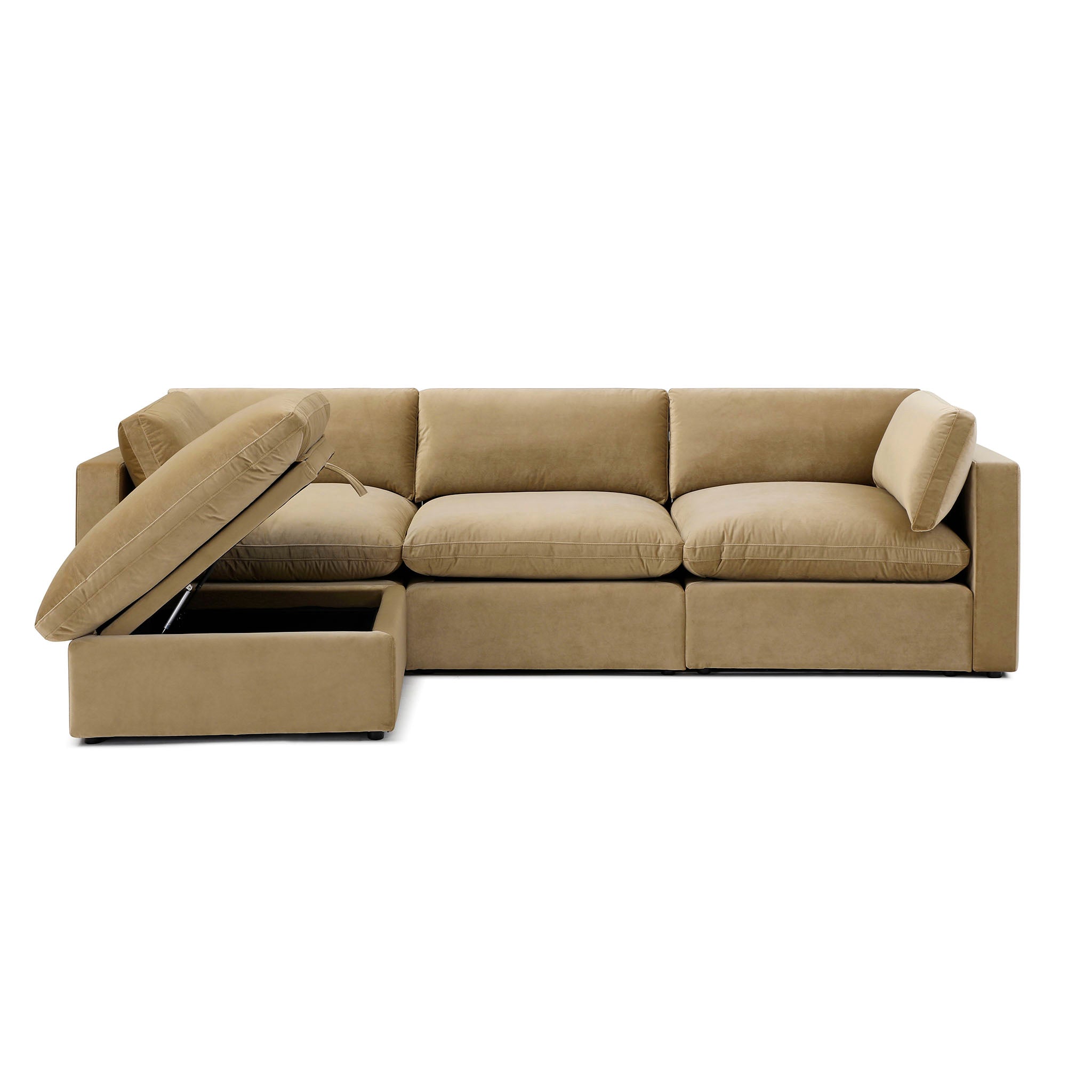Bella Pillow 3 Seater + Storage Ottoman