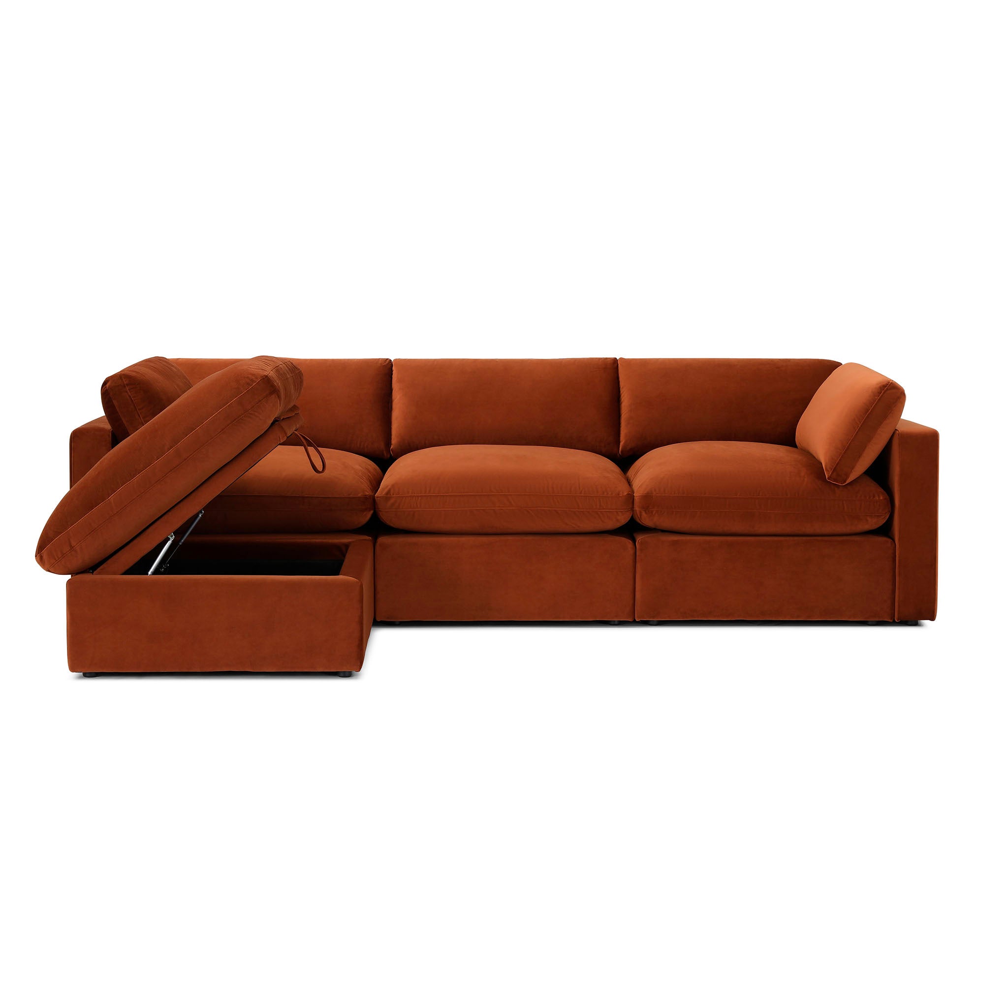 Bella Pillow 3 Seater + Storage Ottoman