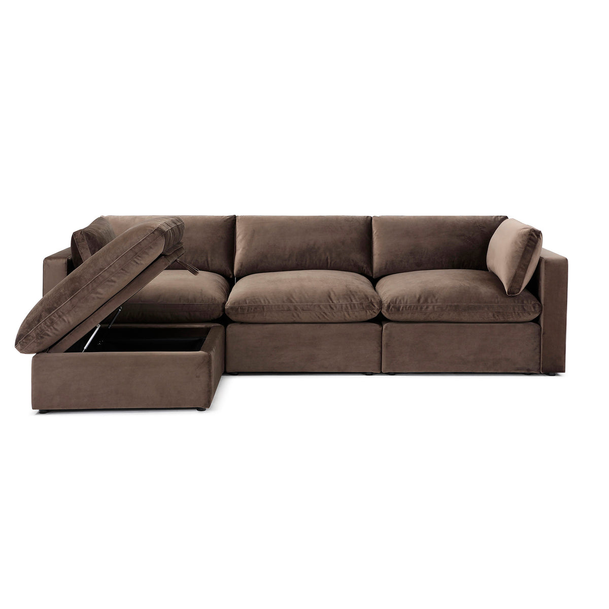 Bella Pillow 3 Seater + Storage Ottoman