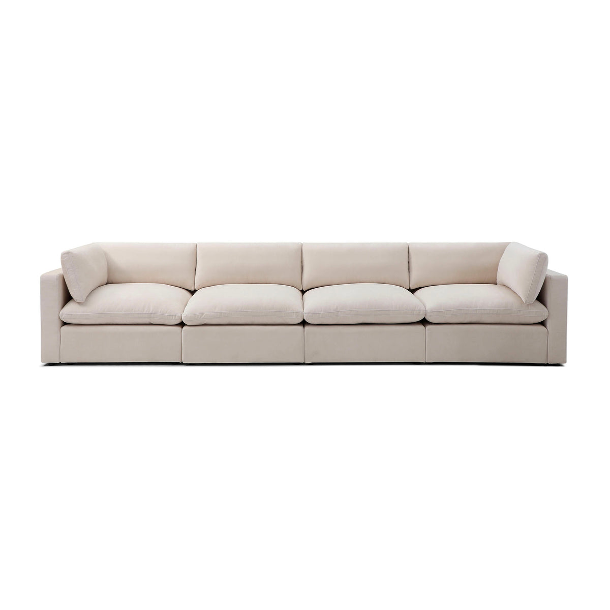 Bella Pillow 4 Seater – Cream Chenille