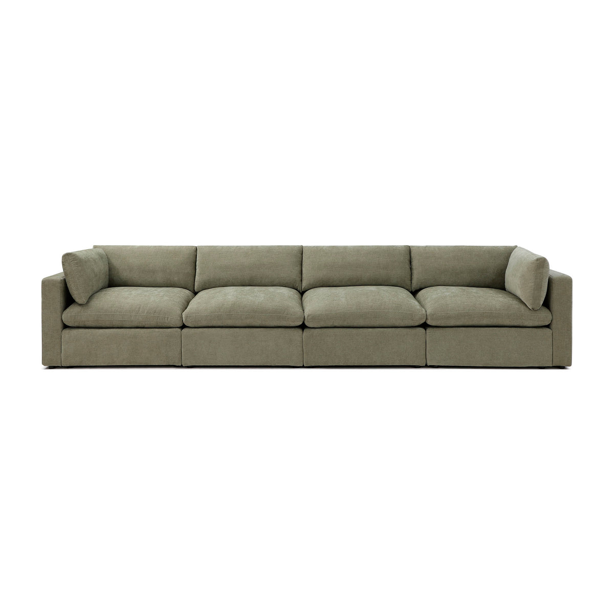 Bella Pillow 4 Seater – Dusty Green Performance Linen