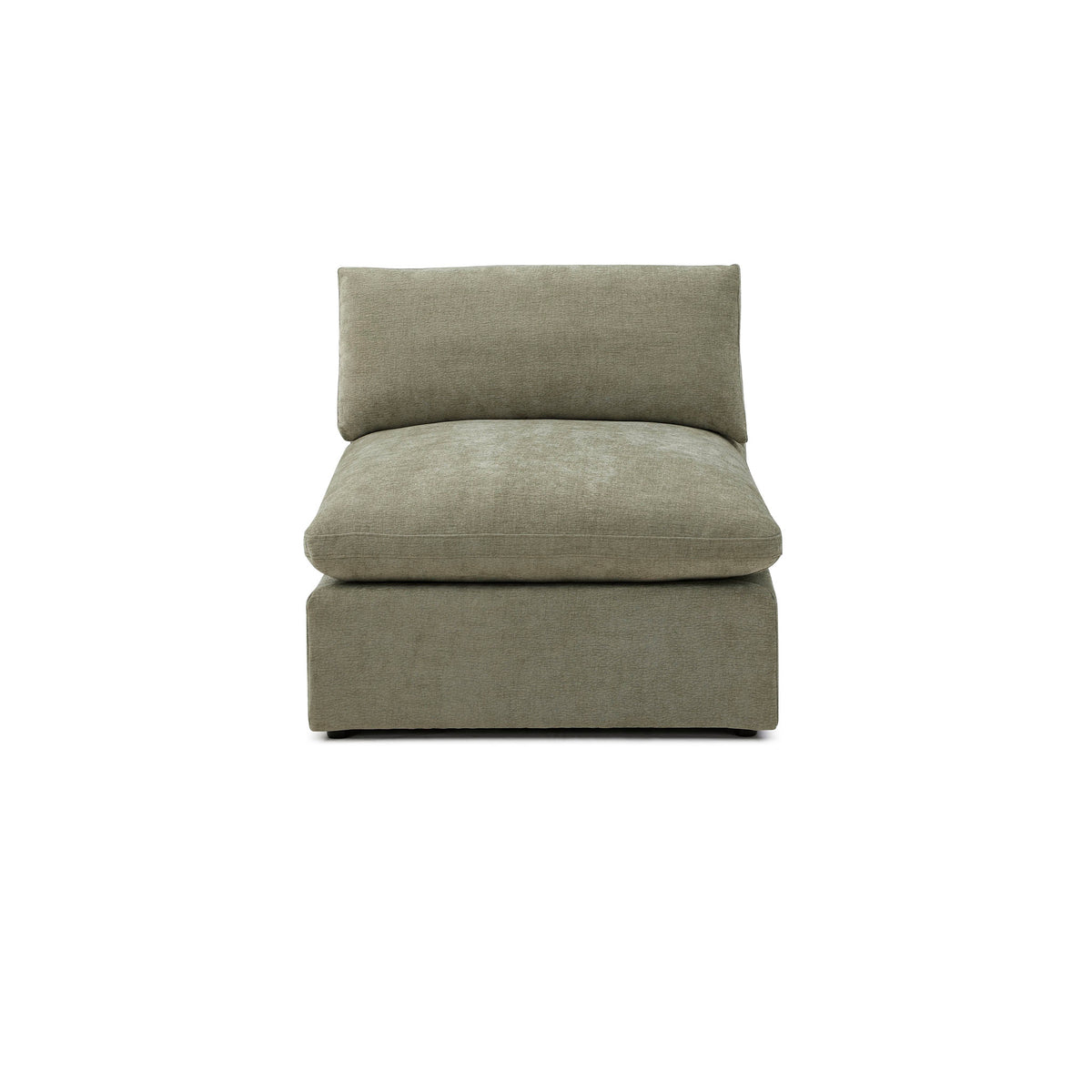 Bella Pillow Armless – Dusty Green Performance Linen