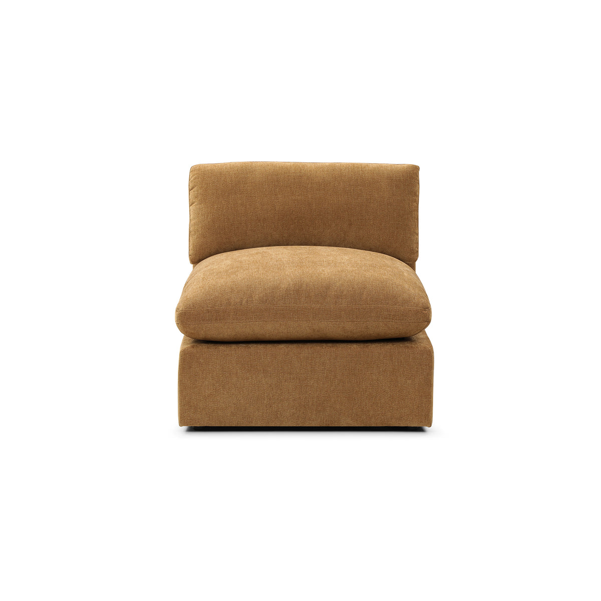 Bella Pillow Armless – Mustard Performance Linen