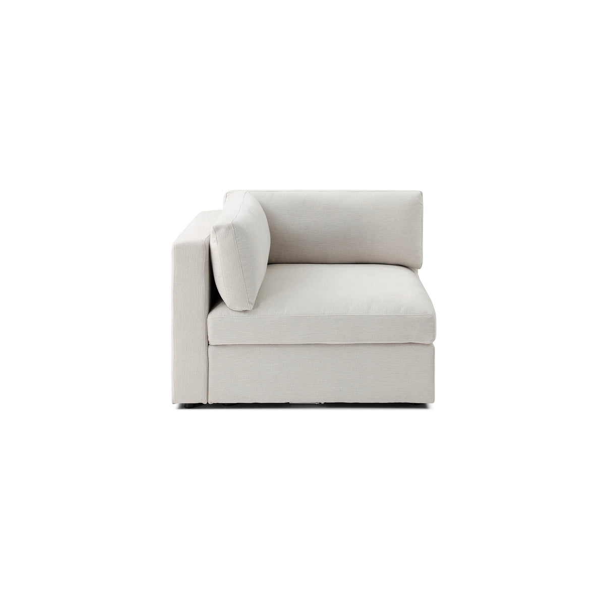 Bella Corner – White Sand Performance Linen