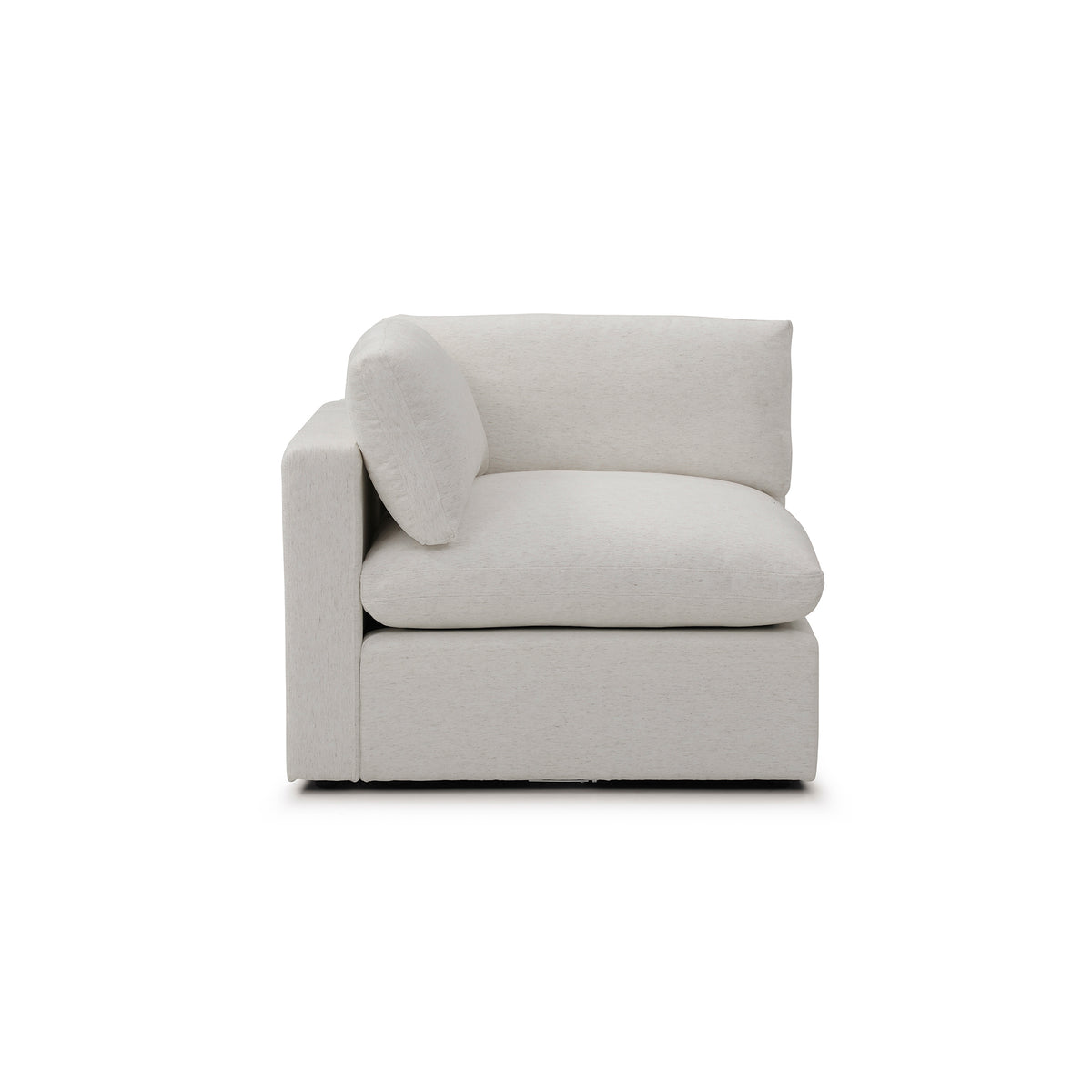 Bella Pillow Corner – Ivory Performance Linen