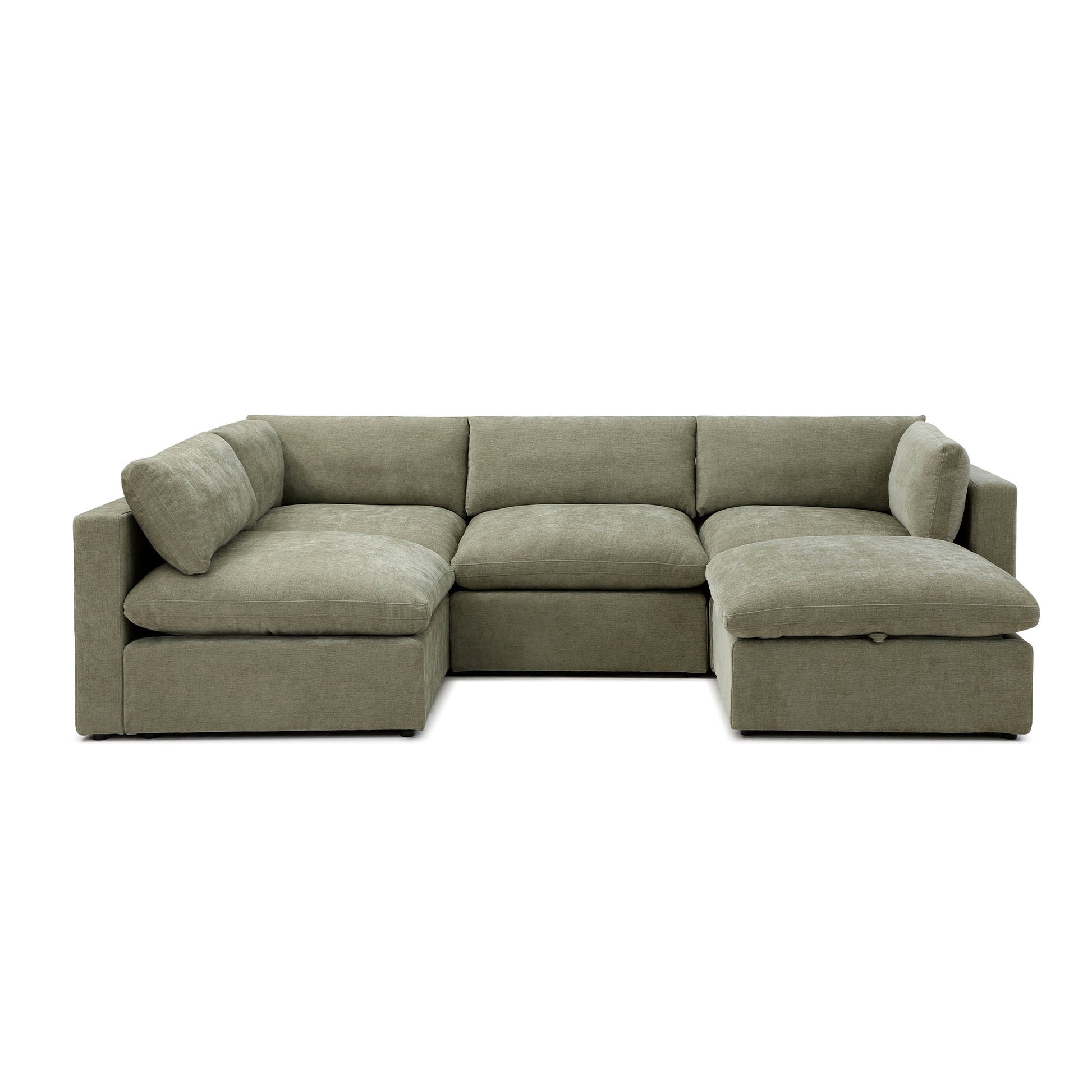 Bella Pillow L-Shape + Ottoman