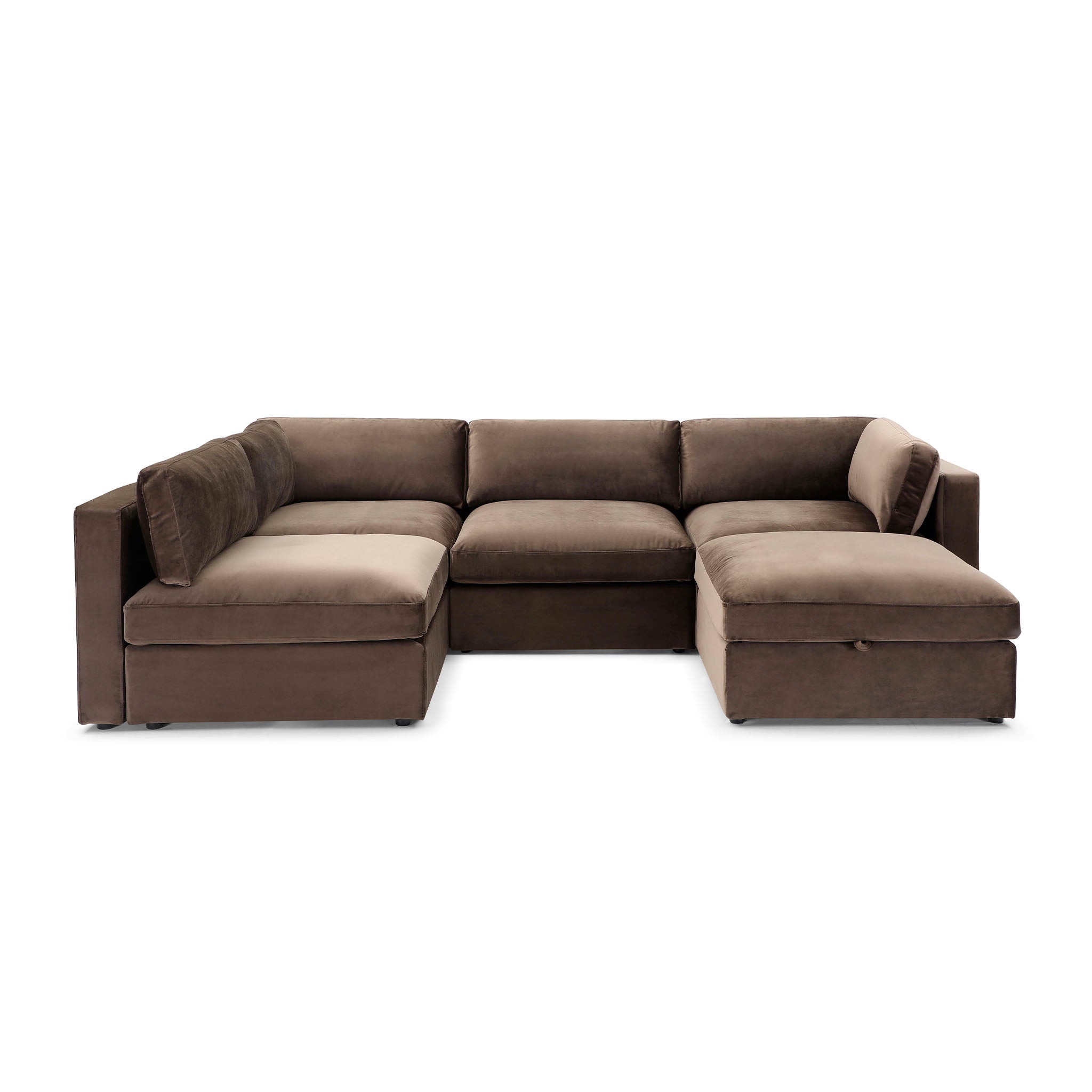 Bella L-Shape + Ottoman