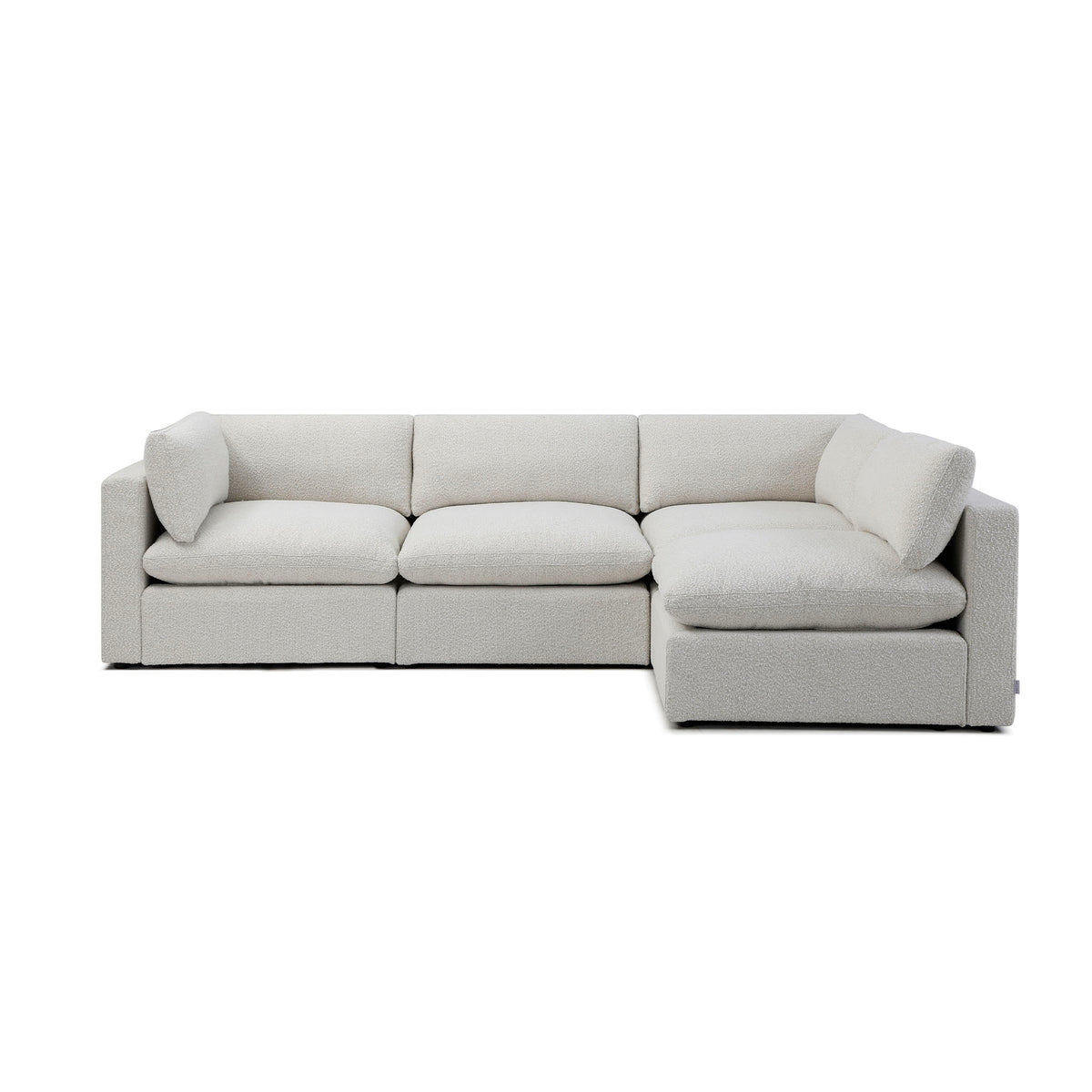 Bella Pillow L-Shape – Cream Performance Boucle