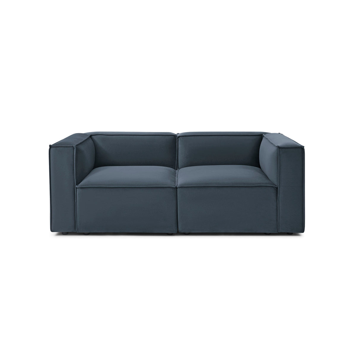 Knox 2 Seater – Dusty Blue Performance Velvet