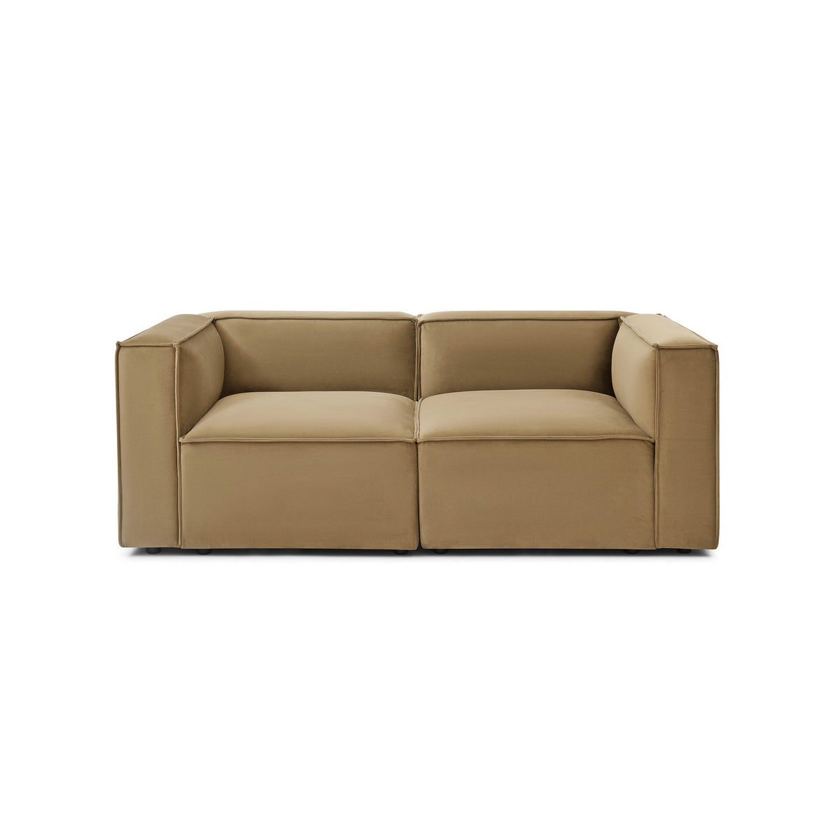 Knox 2 Seater – Caramel Performance Velvet