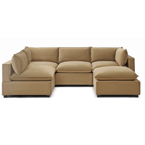 Luna L Shape + Ottoman