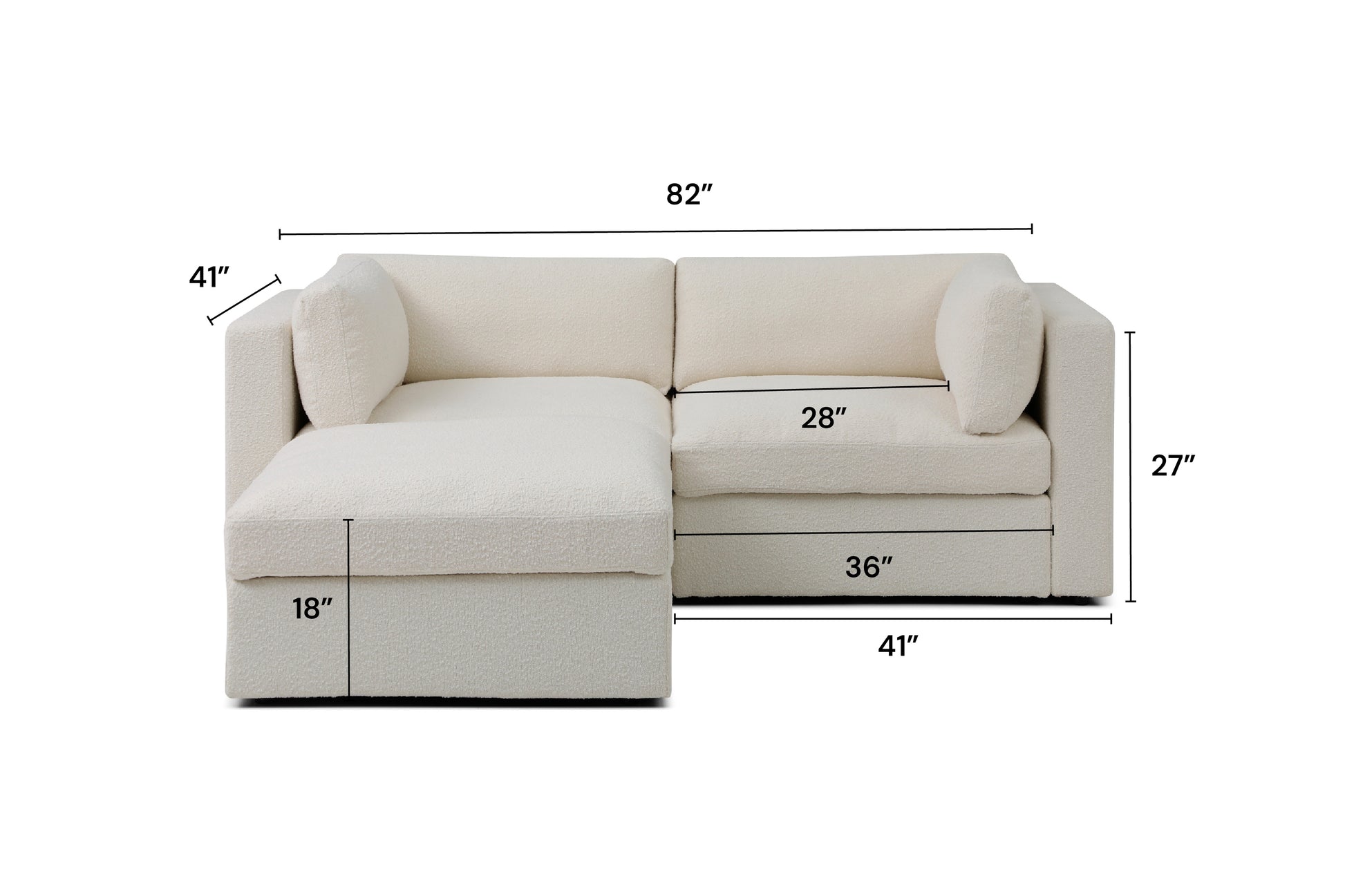Bella 2 Seater + Storage Ottoman