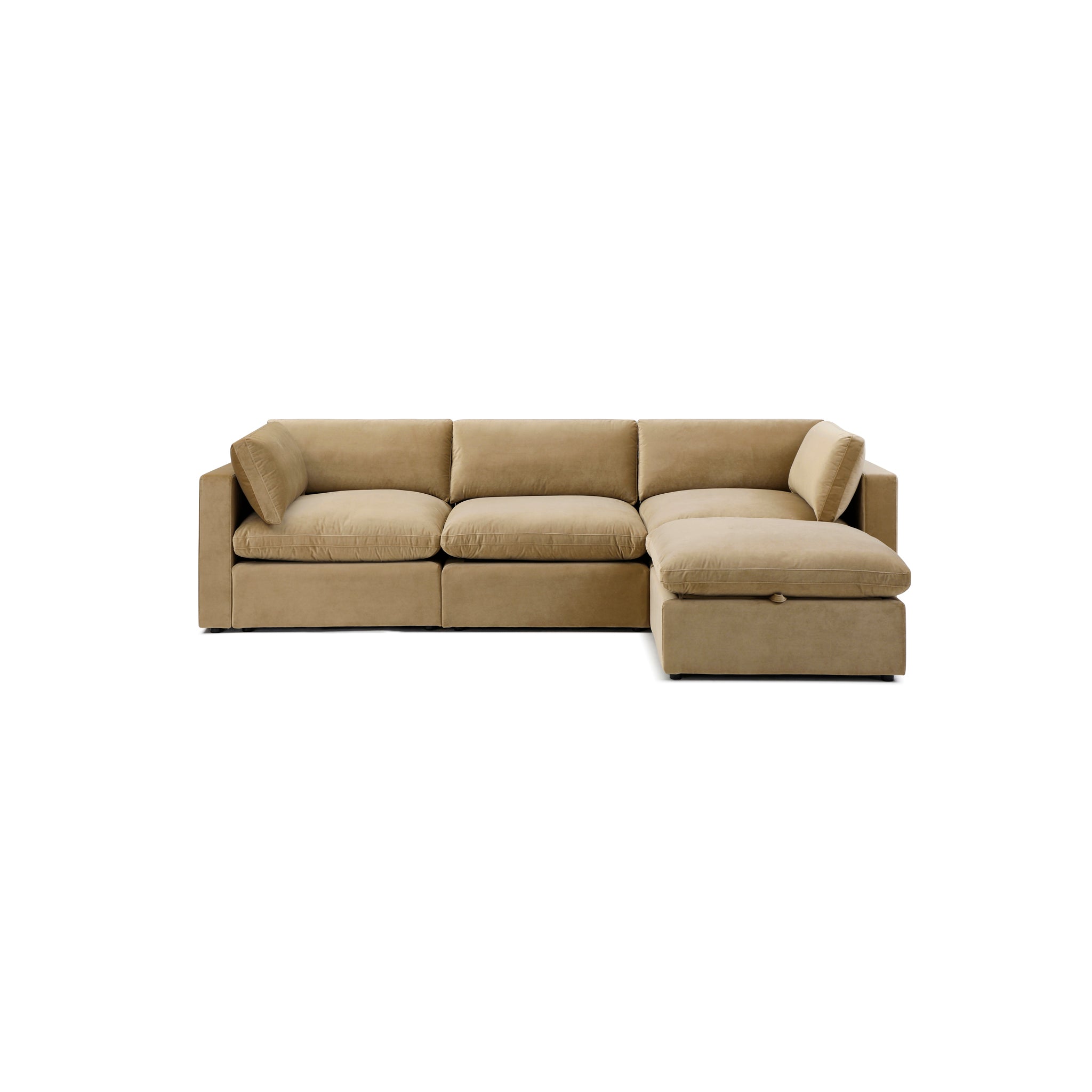 Bella Pillow 3 Seater + Storage Ottoman