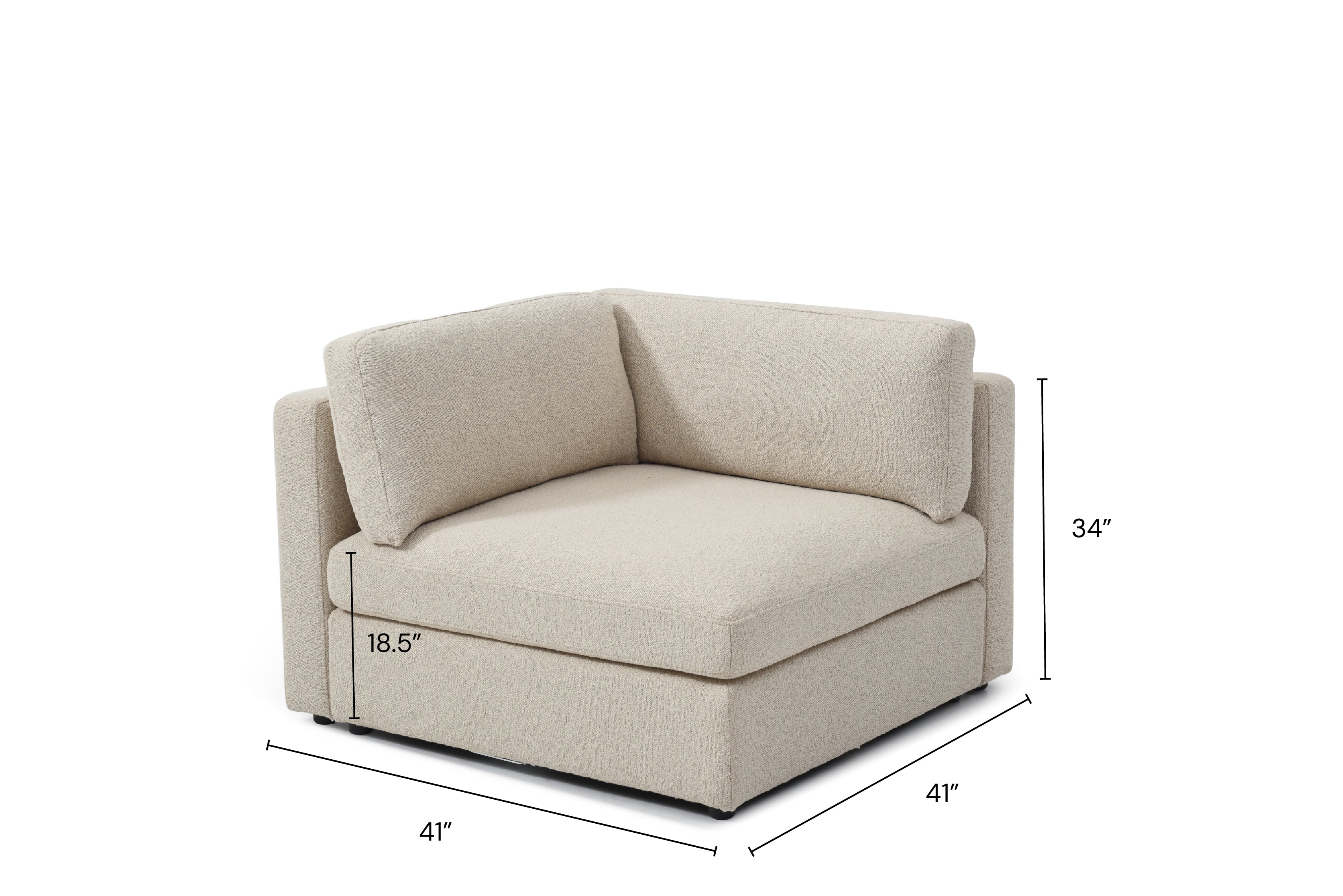 Bella Corner Dimensions
