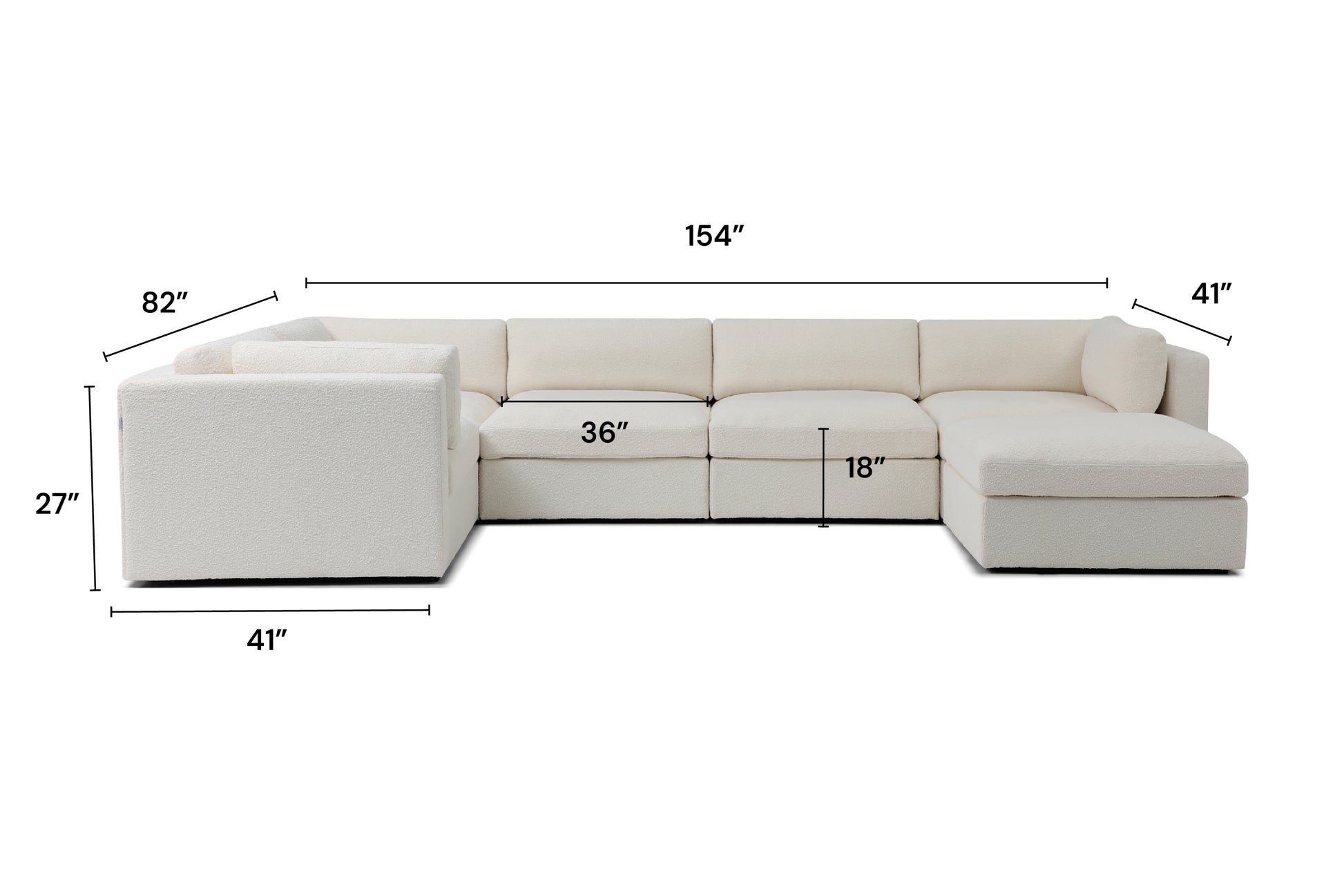 Bella Grand Corner + Ottoman