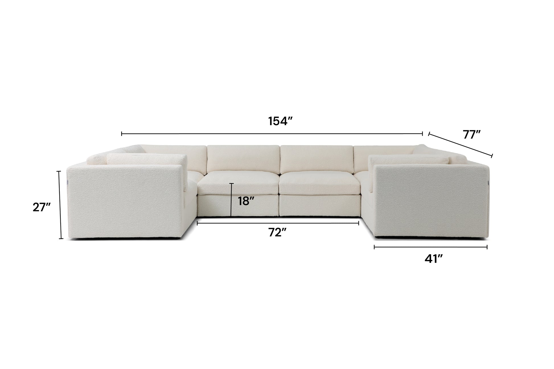 Bella Pillow Grand U-Shape