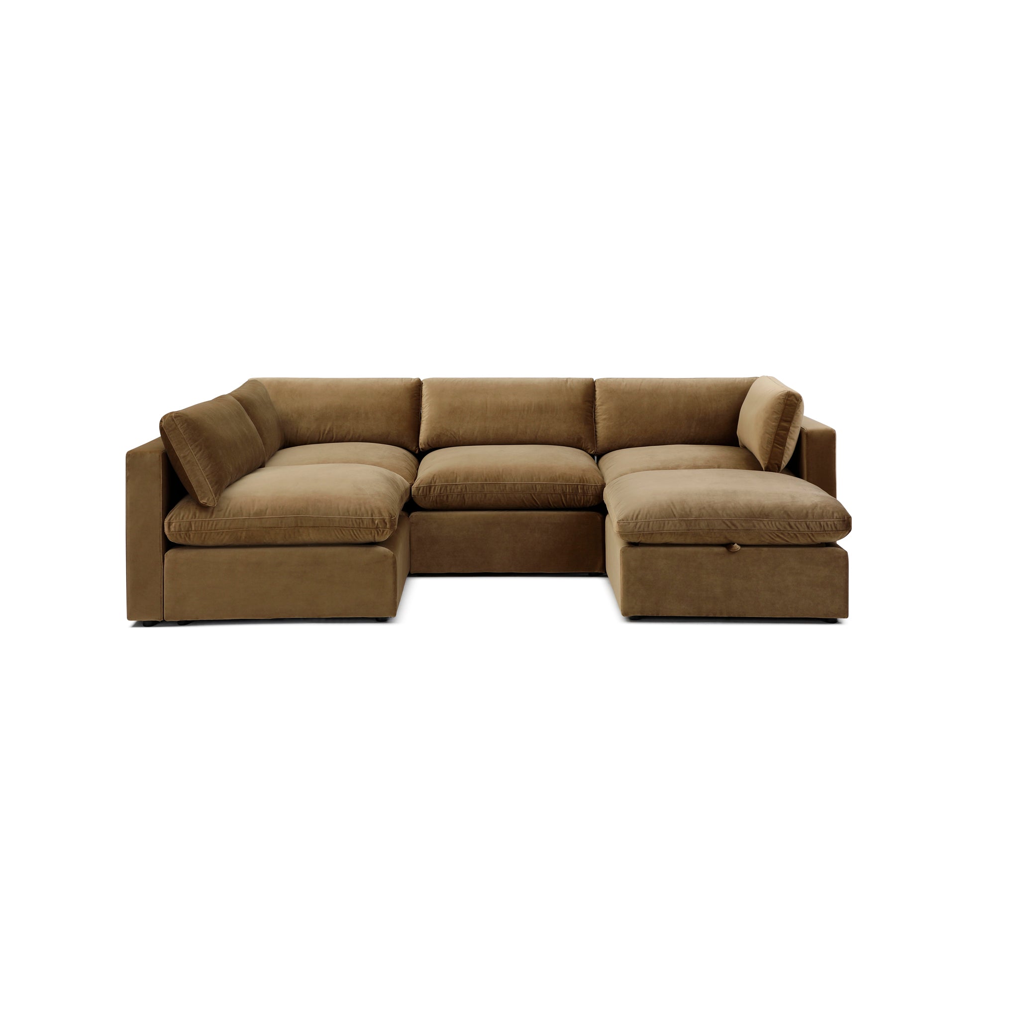 Bella Pillow L-Shape + Storage Ottoman