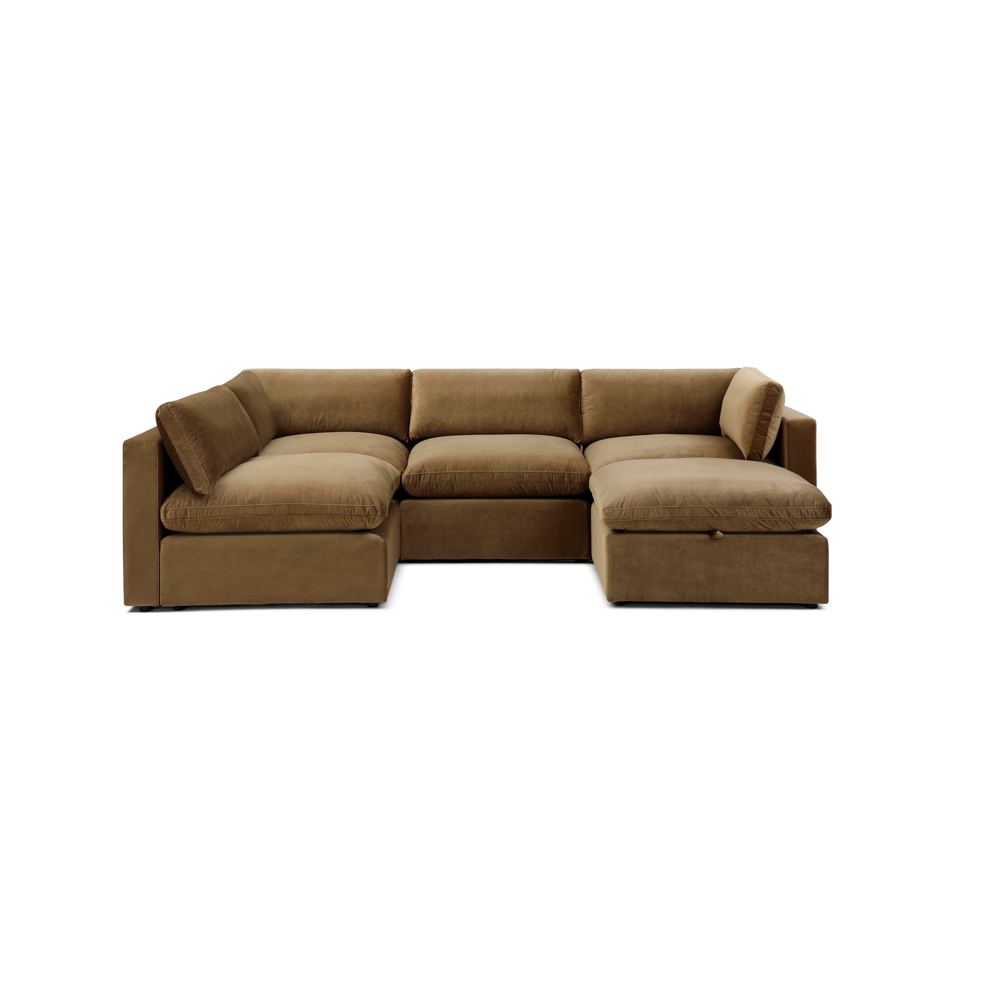 Bella Pillow L-Shape + Storage Ottoman