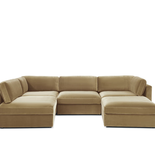 Bella L-Shape + Storage Ottoman