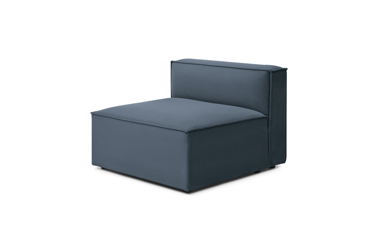 Knox Armless – Dusty Blue Performance Velvet